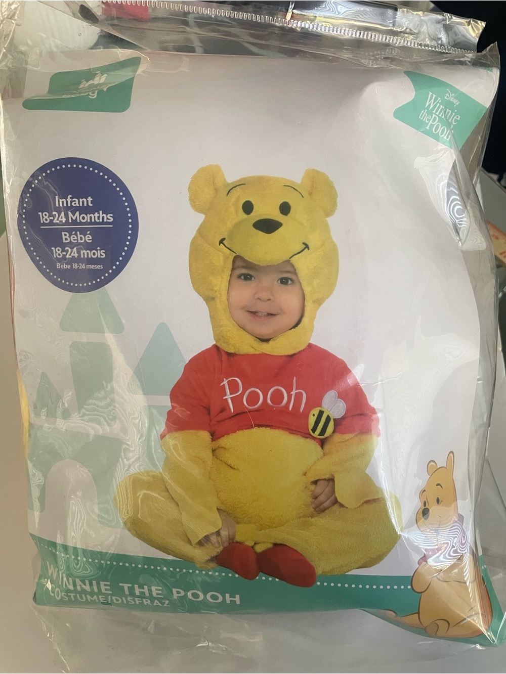 NWT Disney Winnie the Pooh Infant Baby Toddler Costume Halloween